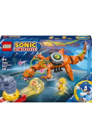 LEGO® Sonic the Hedgehog™ Super Shadow, Biolizard’a Karşı 77003 - 9 Yaş ve Üzeri Çocuklar için Yaratıcı Oyuncak Yapım Seti (419 Parça)