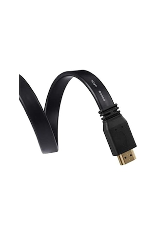 9549 0.3 Metre Yassı Flat Slim Hdmi Kablo Uyumlu 4k Full Hd 4k 60hz 2.0 Uyumlu 4k 60p Çözünürlük Uyumlu 18 Gbps Veri Aktarım Hızı, Ethernet Kanallı
