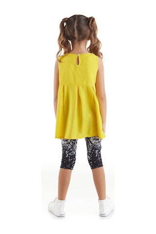 Denokids Mshb&g Kelebek Kız Tunik Tayt Takım Çok Renkli
