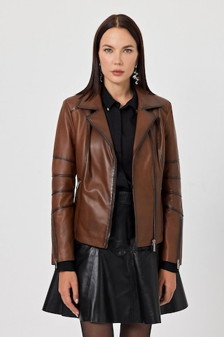 Diana Taba Kadın Deri Mont 001