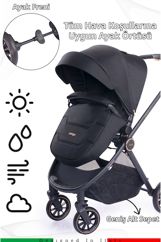 Prego Venüs Premium Travel Sistem UV Tenteli Travel Sistem Bebek Arabası