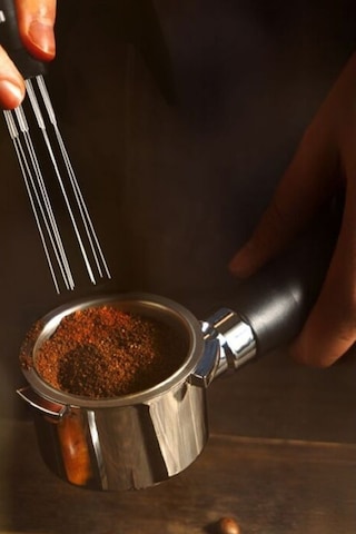 Macnoa Macstir 8 Iğneli Manyetik Wdt Espresso Dağıtım Aparatı Çırpıcı Siyah