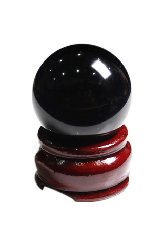 Zarif Doğal Obsidiyen Kristal Top, 3 Cm Çapında Cilalı Küre - Sevdikler Ve Arkadaşlar İçin Mükemmel Bir Hediye