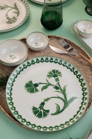 Kütahya Porselen 14 Parça 6 Kişilik Kahvaltı Takımı Ottoman Elega 417663 Çok Renkli