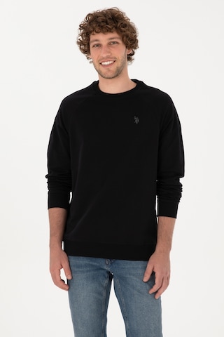 U.S. Polo Assn. Erkek Sweatshirt - Siyah 50313752-VR046