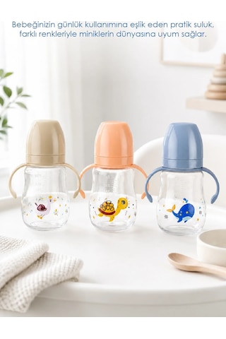 Babyjem Damlatmayan Suluk Alıştırma Bardağı 250 ml Gri