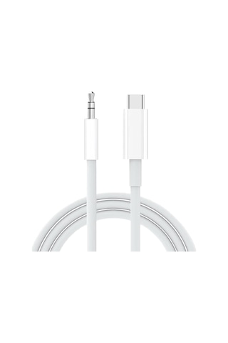 Tr Type-c To 3.5mm Aux Ses Kablosu Dönüştürücü Beyaz Ax806