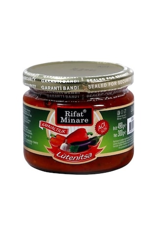 Rıfat Minare Lütenitsa Kahvaltılık Acı Sos Cam 300 G Rıfat Minare Lütenitsa Kahvaltılık Acı Sos Cam 300 G