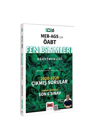 Yargı 2026 Meb Ags Öabt Fen Bilimleri Öğretmenliği 2020-2025 Tamamı Çözümlü Çıkmış 6 Sınav Soruları