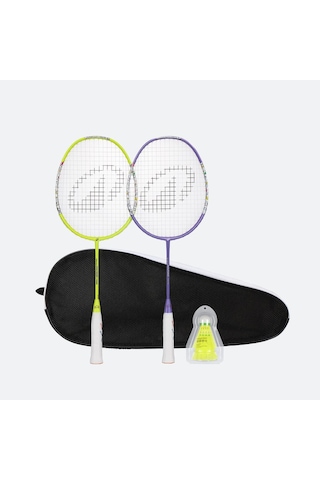 Kuıkma Çocuk Badminton Raketi - Sarı/mor - Br 190 Sensation Kid Set