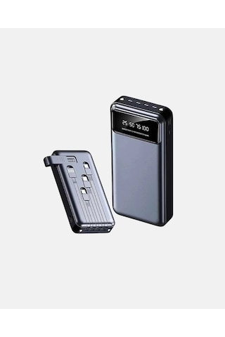 Mey İthalat Powerbank 20000 Mah Led Fenerli Ve Çoklu Güvenlik Korumasına Sahip Çok Renkli