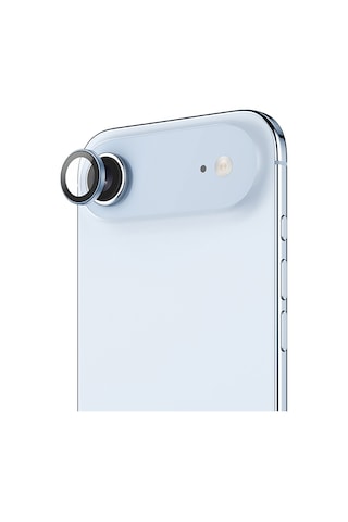 Linktech Apple Uyumlu iPhone 17 Air Crystal Seri Safir Kamera Lens Mavi