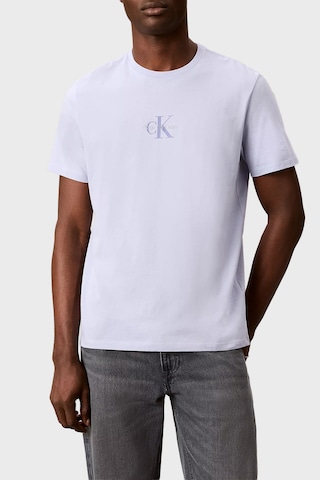 Calvin Klein Erkek T Shirt Lv04rb866g Tkf Lila
