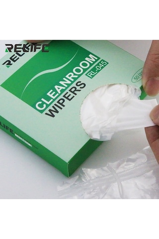 Dancemonkey Relife Rl-045 Anti-statik Telefon Tamiri Toz Bezi 50 Adet