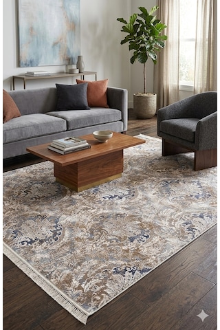 Efsane Halı 160x230 Esmira Koleksiyonu 31891-035 Mavi