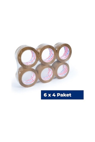 Nuga 45 Mm X 100 Mt Kahve Taba Koli Bandı 24 Adet