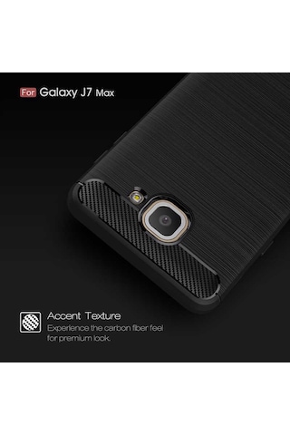 Galaxy J7 Max Kılıf Zore Room Silikon Kapak Lacivert