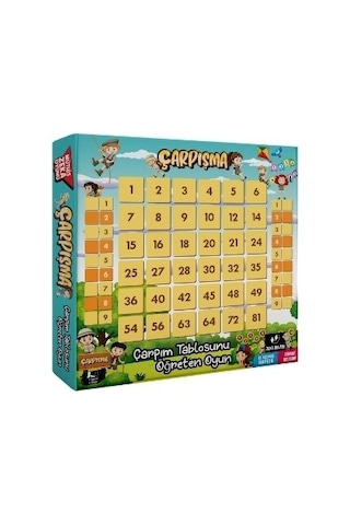 Zeka Dolabı Çarpışma Çarpım Tablosunu Öğreten Oyun