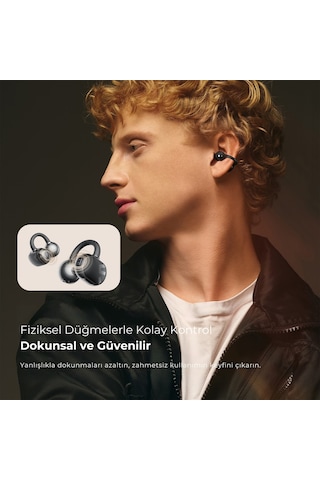 Soundpeats Pop Clip Open-Ear Enc Ows Bluetooth 5.4 Kablosuz Kulaklık