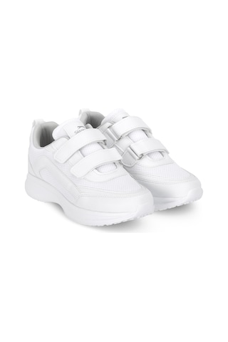 Slazenger Identıve I Kadın Cırt Cırtlı Beyaz / Beyaz Günlük Spor Ayakkabısı