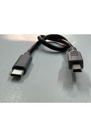 25 Cm Mini Usb Typec Kablo 25 Cm 5 Pin Type-c Kablo