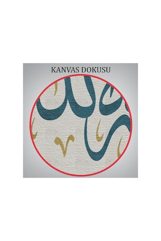 Allah'tan Başka İlah Yoktur Hz Muhammed Onun Kulu Ve Elçisidir Yazılı Kanvas Tablo