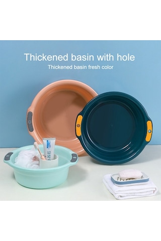 Sones Ev Tipi Asılı Kalınlaştırılmış Çift Kulaklı Kaymaz Lavabo Rastgele Renk Büyük Çok Renkli