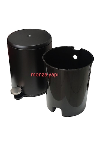 Primanova Cigo Çöp Kovası Soft Ve Wc Tuvalet Fırçası Mat Siyah