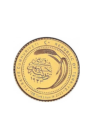 Agakulche Türkiye Cumhuriyeti Anadolu Medeniyetleri Altın Sikke Coin
