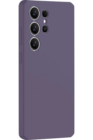 Newface Samsung Galaxy Uyumlu S25 Ultra Kılıf Nano İçi Kadife Silikon Glblseme - 95 - Mor