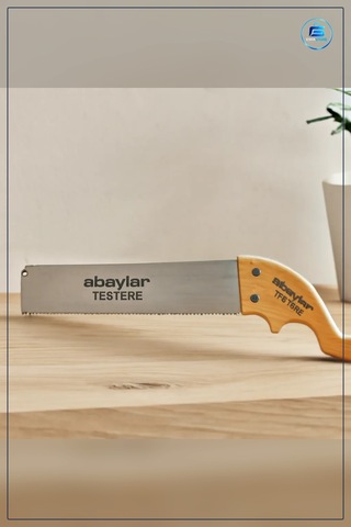 El Testeresi Ahşap Saplı 28.5 Cm Bıçak Sap 44 Karbon Çelik Tester