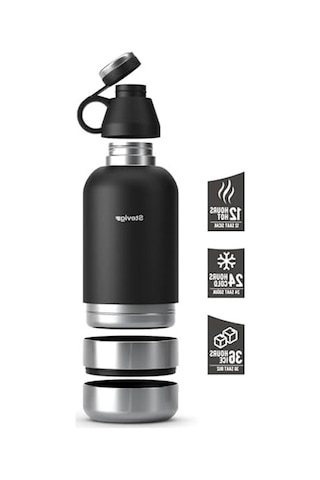 4 Multi-cup Çelik Termos 1,9 Lt. Black St-212 Açık Beyaz