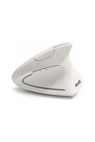 Pilli Dikey Ergonomik Kablosuz Mouse Fare Wireless 2000 Dpı 6 Beyaz Genel