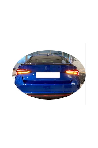 Skoda Octavia Uyumlu Yedek Parça 2021+ Hybrid Spoiler Piano Bla