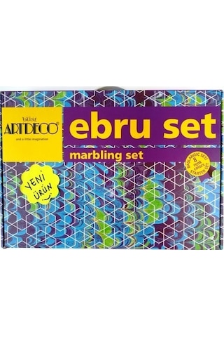 Artdeco Ebru Başlangıç Seti 8 Renk Y-016 Es-8