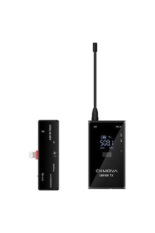 Ckmova Um100 Kit 5 Apple Uyumlu iPhone Ios için Uhf Kablosuz Yaka Mikrofon Set