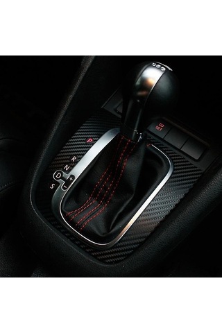 Primepickings Scirocco İç Mekan Karbon Fiber Vites Kutusu 3d Sticker Dekoratif Panel