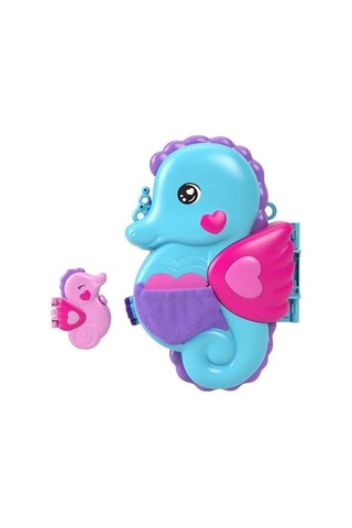 Polly Pocket Babam Ve Ben Denizatı Çanta Polly Babam Ve Ben Denizatı Çanta, 2 Mikro Bebek, Evcil Hayvanlar Ve 13 Aksesuar, 2&apos Si 1 Arada Çanta Ve Oyuncak İle Shani Hwp03 6998