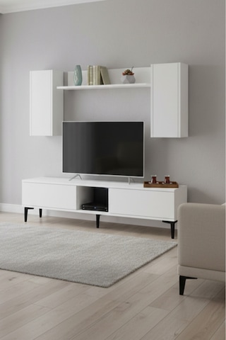 Tvr1599 Aplos Tv Ünitesi Takımı 150cm Beyaz