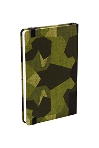 Pattern Kamuflaj Desenli Defter Çizgisiz