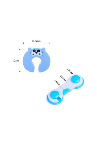 Hangfox 38 Parça Çocuk Güvenlik Seti: Dolap Kilitleri, Prizi Koruyucuları, Köşe Tamponları Ve Kapı Tıkacı - Çocukların Tüm Yönlü Korunması İçin Çok Renkli