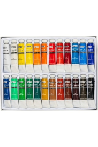 Bigpoint Akrilik Boya Seti 12Ml Tüp 24 Renk