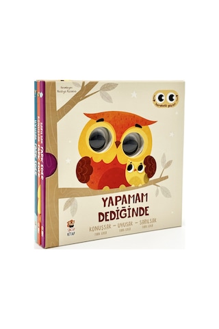 Sincap Kitap Yapamam Dediğinde 3'lü Kitap Seti Duygusal Gelişim Bebek Hikâye Kitabı 0-2 Yaş