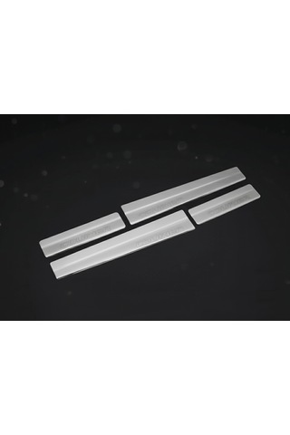 Ford Courier 2014 Sonrası Krom Kapı Eşiği 4 Parça P.çelik