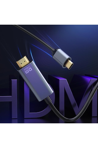 Dm Chb024 Type C To Hdmı 4k 30hz Dönüştürücü Kablo 1 8 Metre
