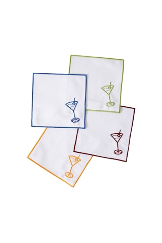 Mudo Home Festıve Kokteyl Peçete 15x15 Çok Renkli
