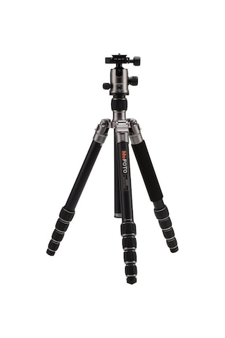 Mefoto A2350Q2T Globetrotter Aluminum Travel Tripod Kit (Titanium