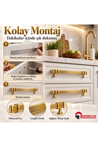 Haskan Kemer Kulp Altın/altın 160 Mm Altın - Altın