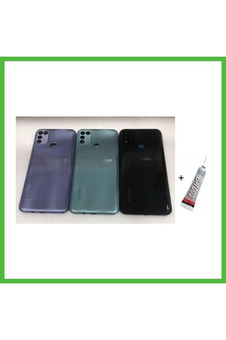 Vaveni İnfinix Hot 11 Arka Batarya Pil Kapağı Siyah B700 Arz