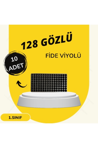 128 Göz Fide Viyolü Fidelik Viyol Fide Viyolü , Tohum Yetiştirme Kabı , 10 Adet